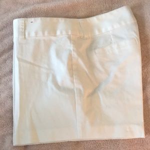 Inc White Dress Shorts